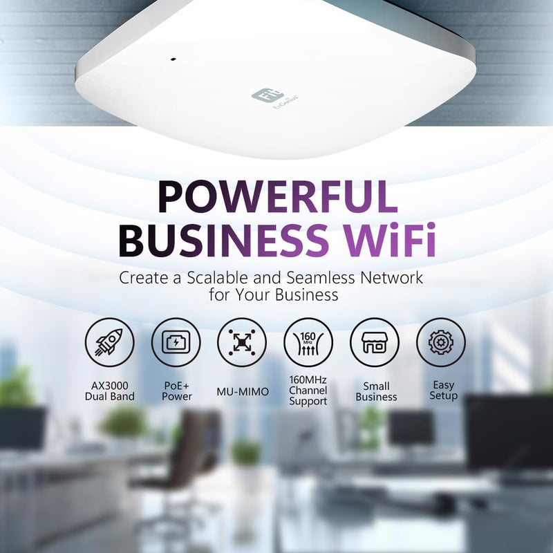 EnGenius Wi-Fi 6 [EWS356-FIT] Dual Band AX3000 | Cloud & App & OnPrem Control Options | WPA3, MU-MIMO, Mesh & Seamless Roaming - Power Adapter not Included. - Image 5